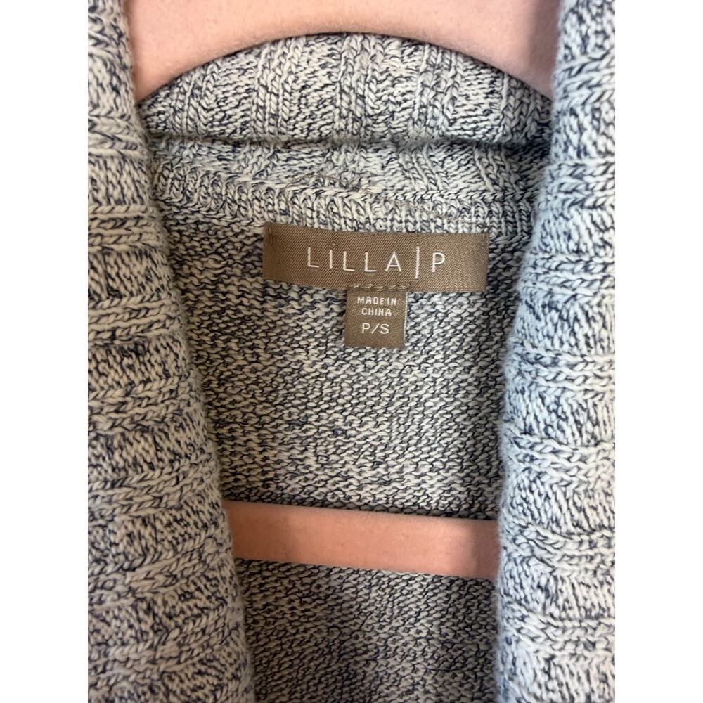 Lilla | P Grey Sleeveless Sweater Card P/S Chic Classy Knit Comfy Cozy Winter - Picture 4 of 5